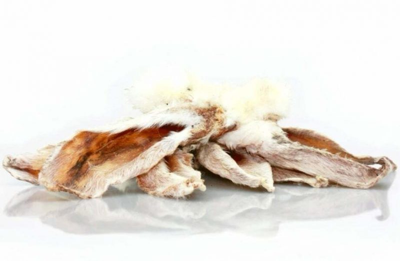 Hasenohren mit Fell 250g
