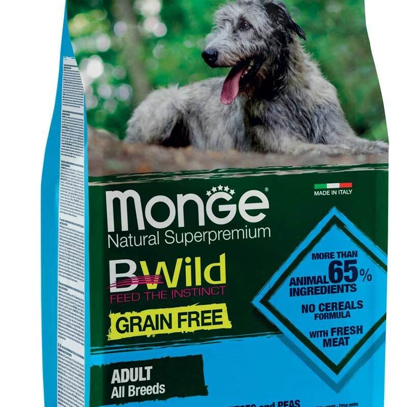Monge Bwild Grain Free Sardellen,Kartoffel & Erbsen