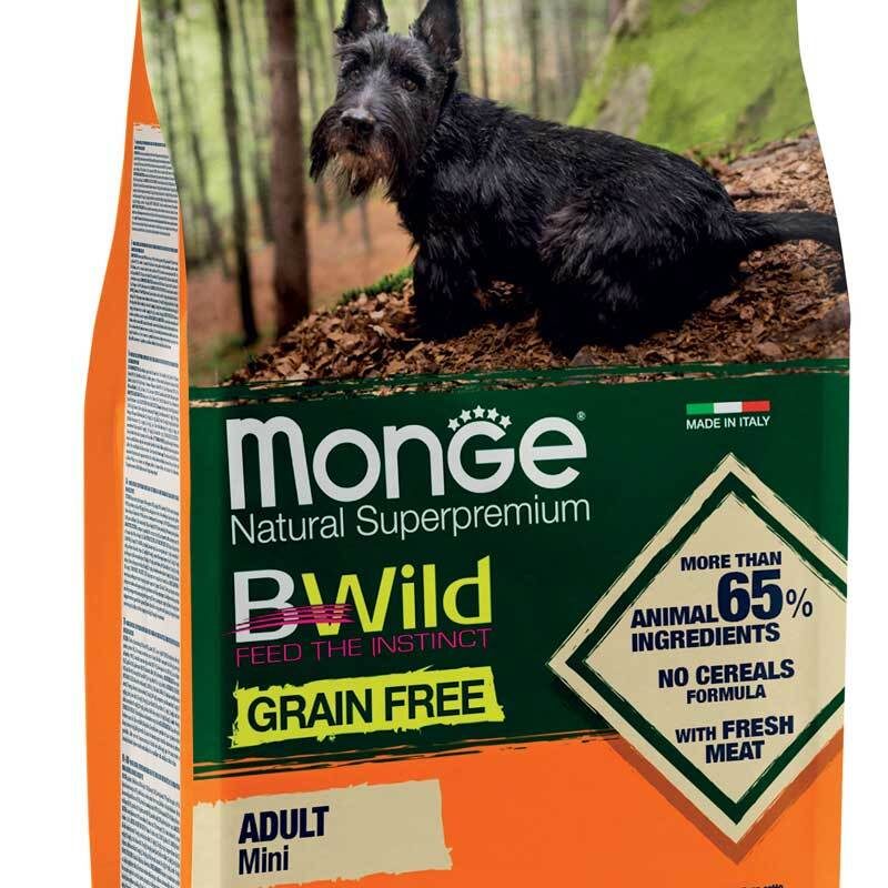 Monge Bwild Grain Free Mini Adult Ente & Kartoffel