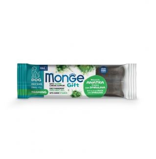 Monge Gift Trainings Riegel mit frischer Ente & Spirulina