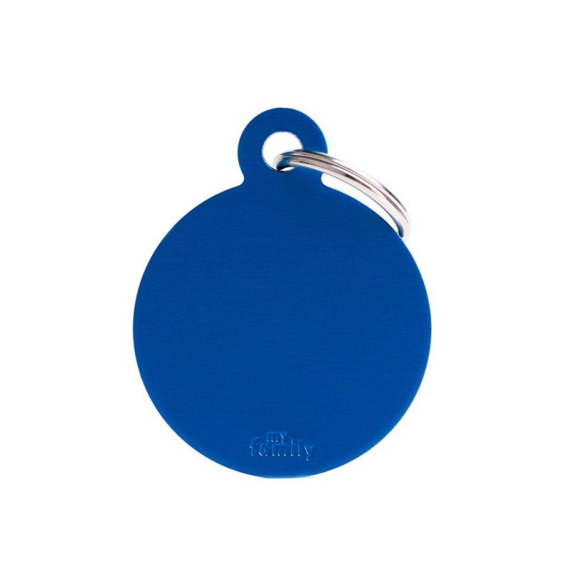 Basic großer Kreis Plakette aus Aluminium