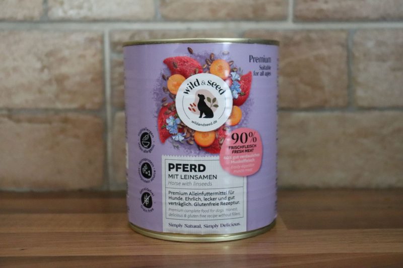 Premium Nassfutter Pferd mit Leinsamen