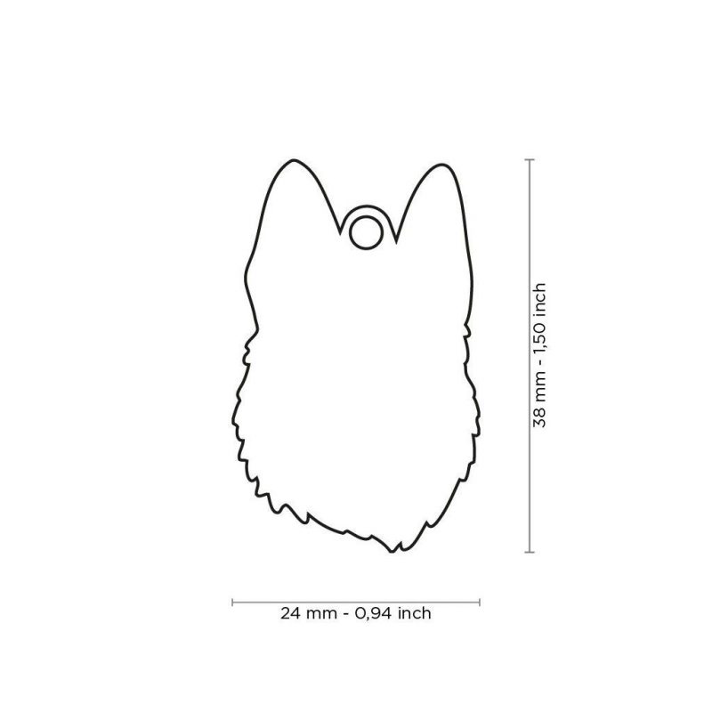 Tschechoslowakischer Wolfshund Plakette – Bild 2