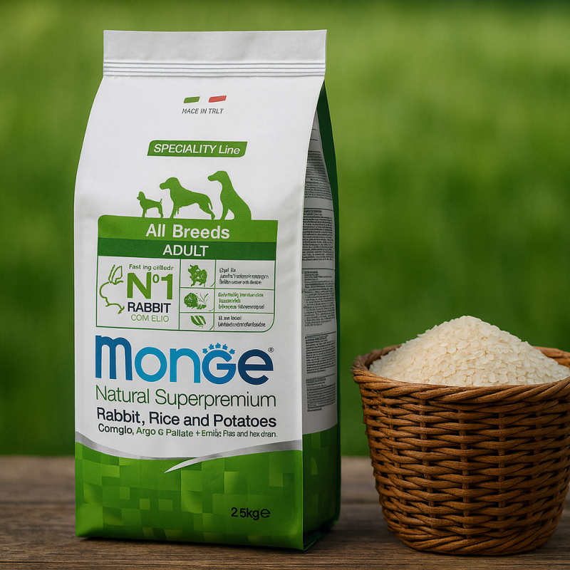 Monge Superpremium Kaninchen,Reis & Kartoffel
