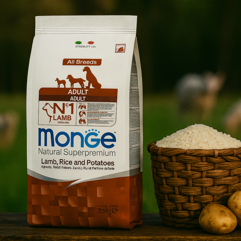 Monge Natural Superpremium Lamm,Reis & Kartoffel