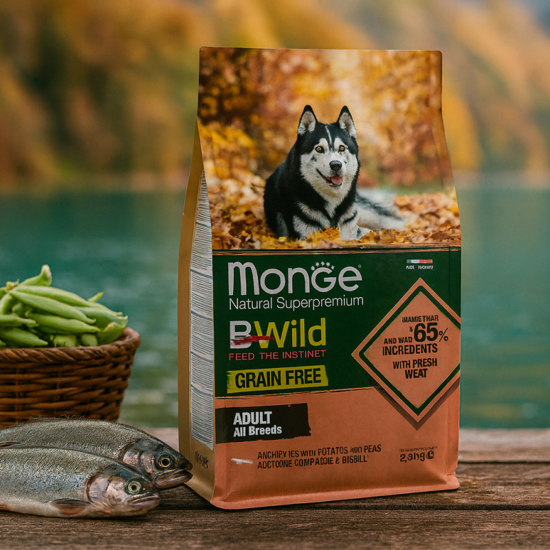 Monge BWild Adult Lachs & Erbsen
