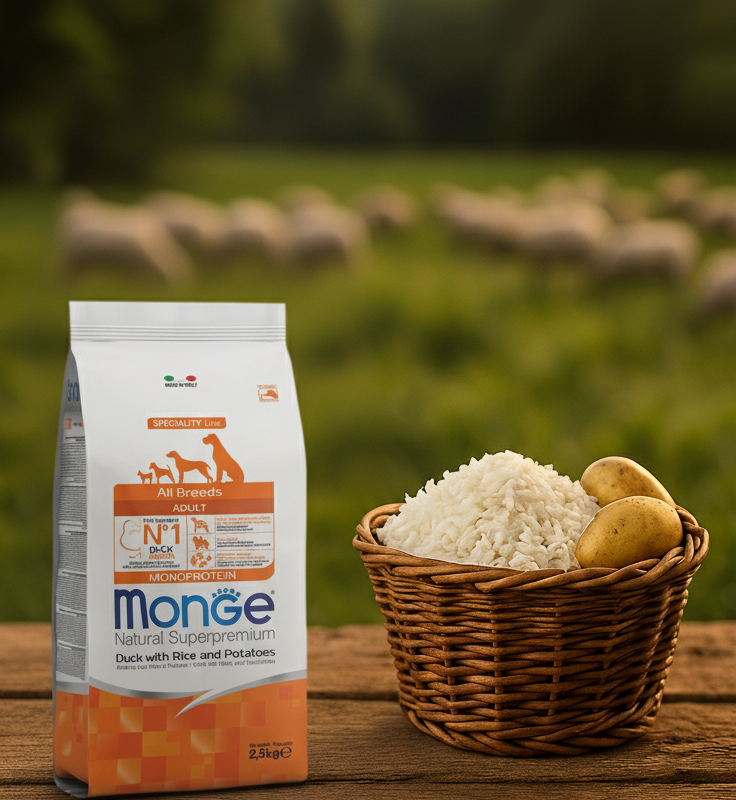 Monge Superpremium Ente,Reis & Kartoffel