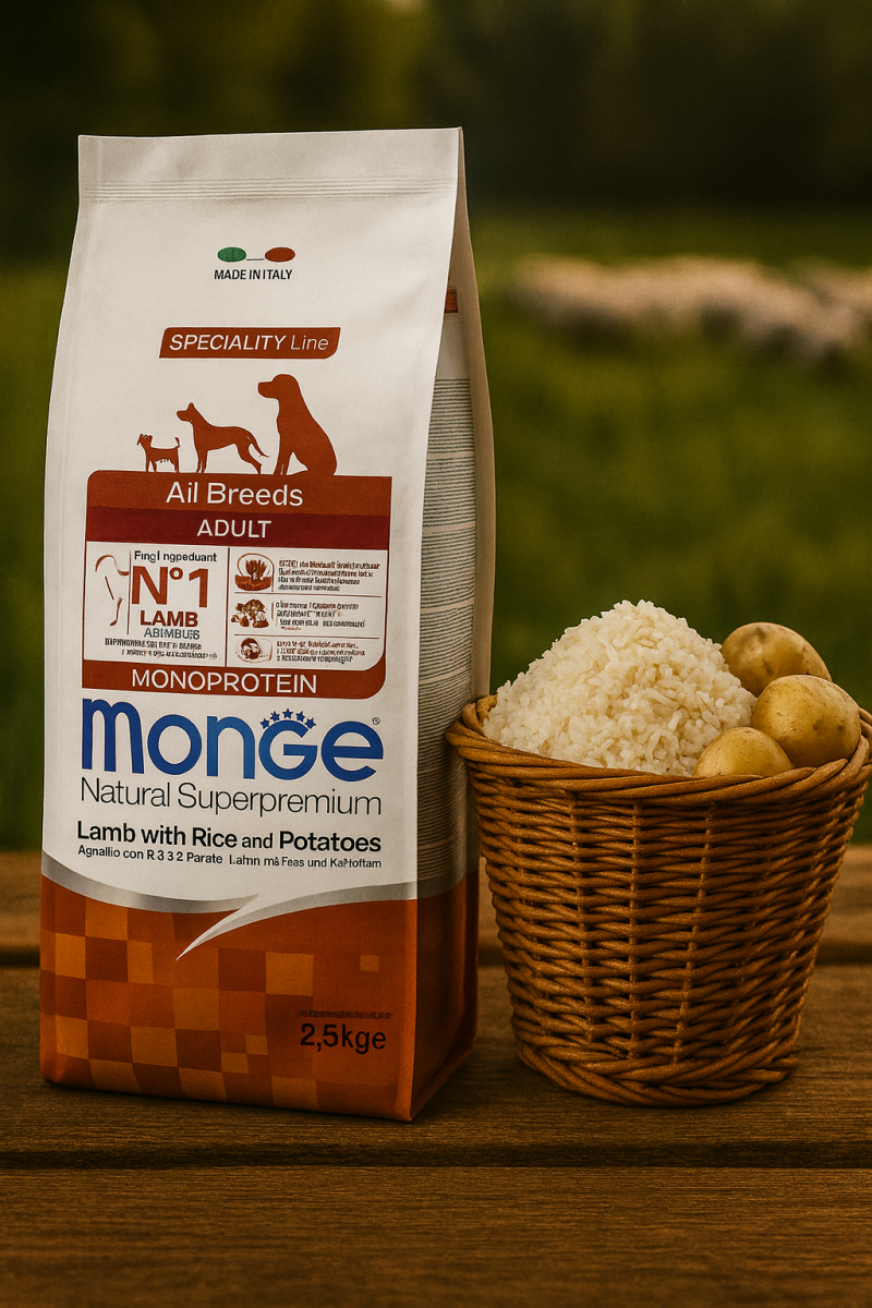 Monge Natural Superpremium Lamm,Reis & Kartoffel