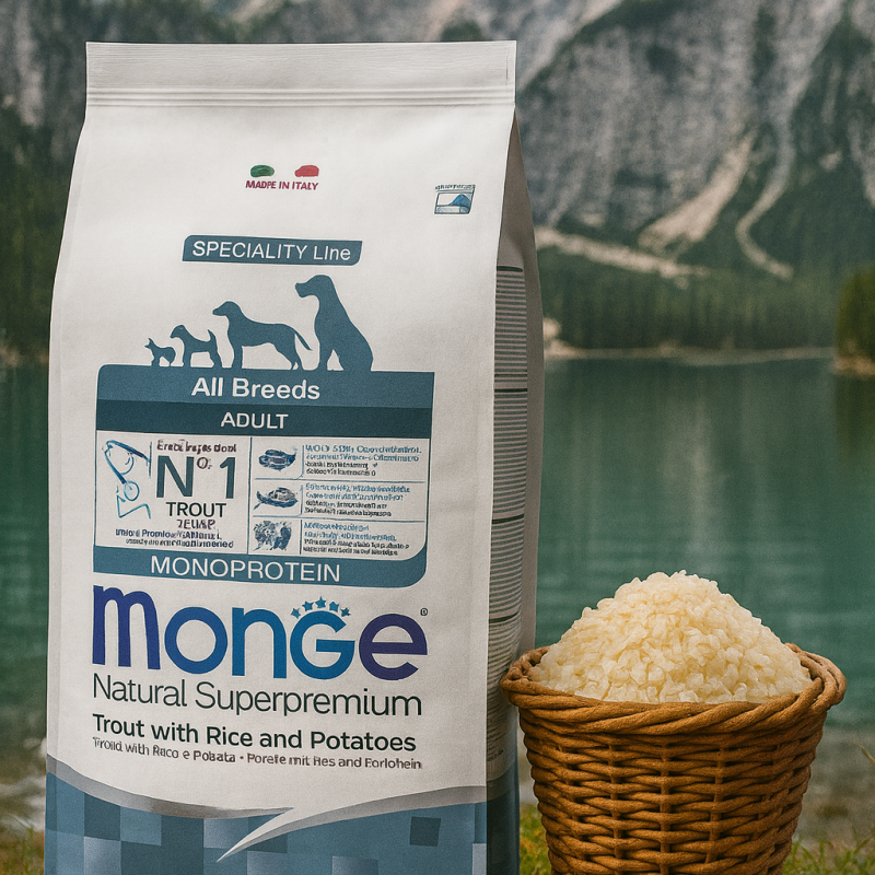 Monge Natural Superpremium Forelle,Reis & Kartoffel