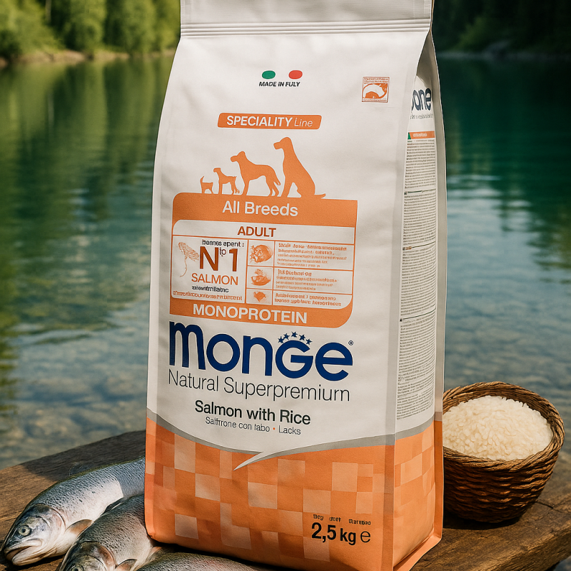 Monge Natural Superpremium Adult Lachs & Reis