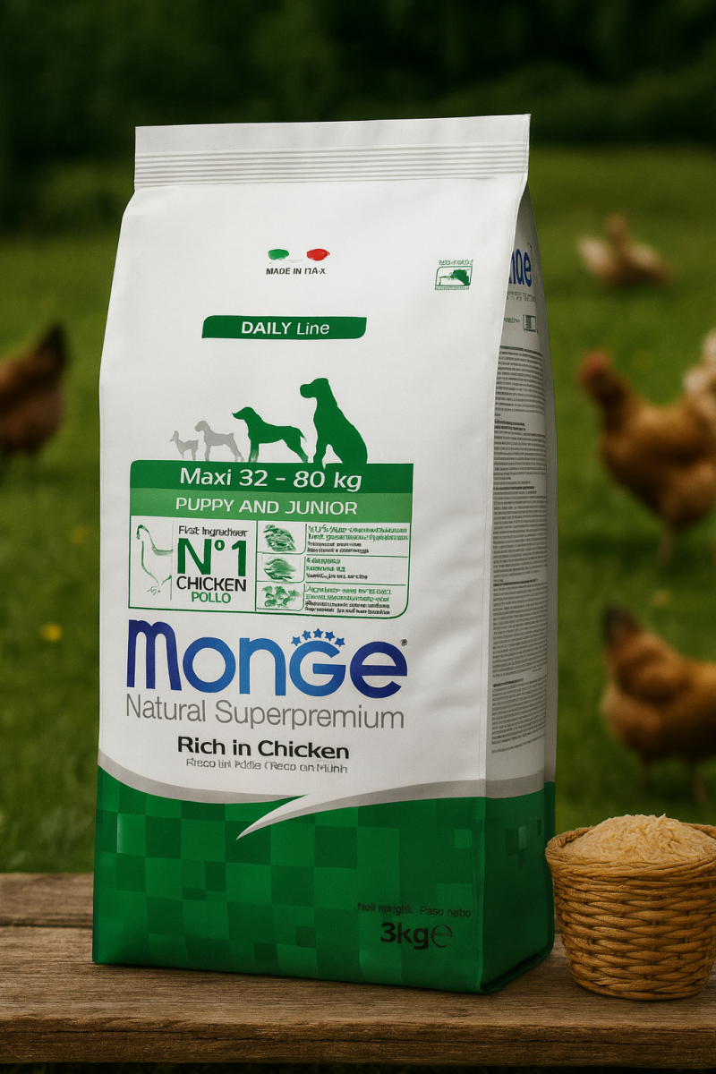 Monge Natural Superpremium Maxi Puppy & Junior