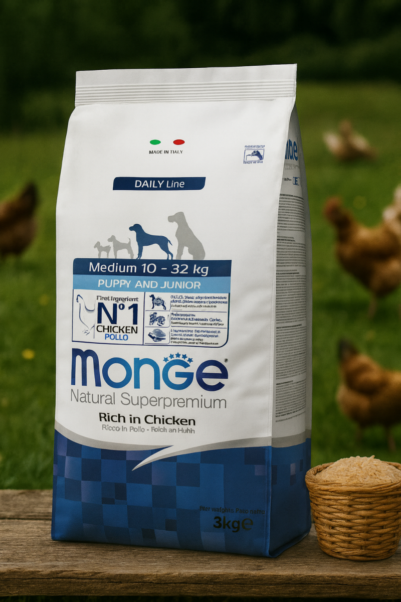 Monge Natural Superpremium Medium Puppy & Junior