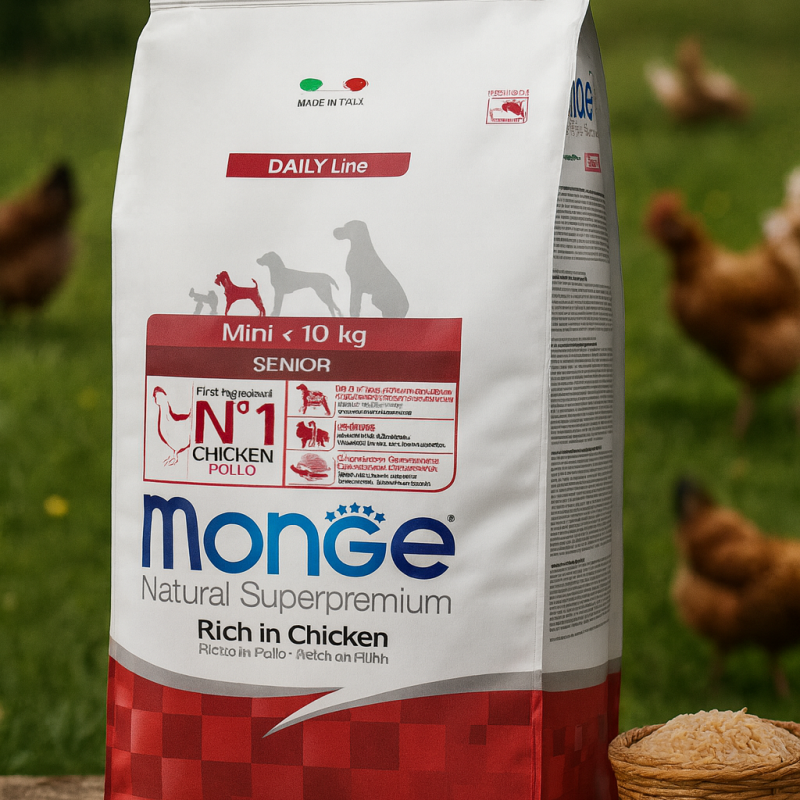 Monge Natural Superpremium Mini Adult Senior mit Hühnchen
