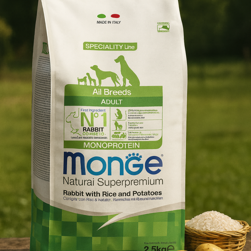 Monge Superpremium Kaninchen,Reis & Kartoffel
